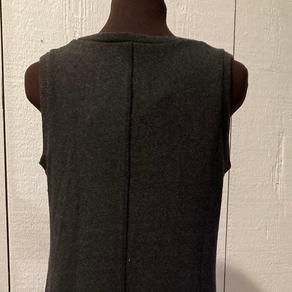 Luukaa Gray & Black Striped Wool Tunic Jumper Size Small NWT - Picture 8 of 13